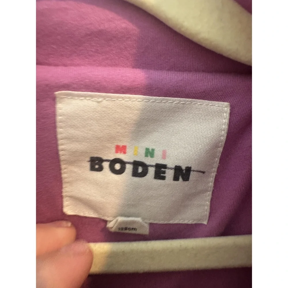 Mini Boden Jacket Kids 7-8 Years Cream Apple Sherpa Fleece Full‎ Zip Coat